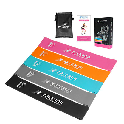 Resistance Rubber Bands Indoor Outdoor Fitness Equipment 0.35mm-1.1mm Pilates Sport Training Workout Elastic Bands