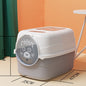 Oversized Splash-proof Cat With Sand In A Litter Box