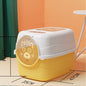 Oversized Splash-proof Cat With Sand In A Litter Box