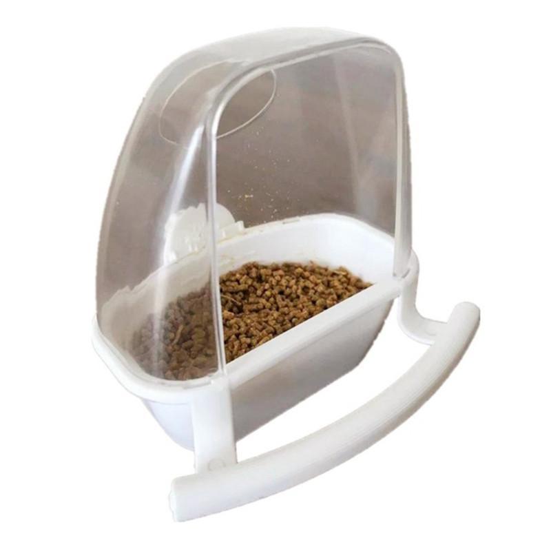 Parrot Bird Food Box Plastic Bird Feeder Outdoor