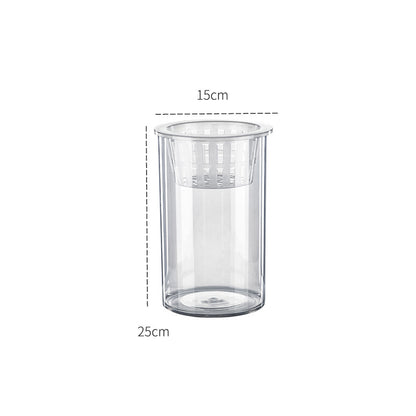 Living Room Micro Landscape Desktop Ecological Pot Transparent Plastic Creative Decoration Fish Tank