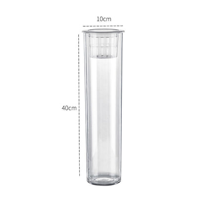 Living Room Micro Landscape Desktop Ecological Pot Transparent Plastic Creative Decoration Fish Tank