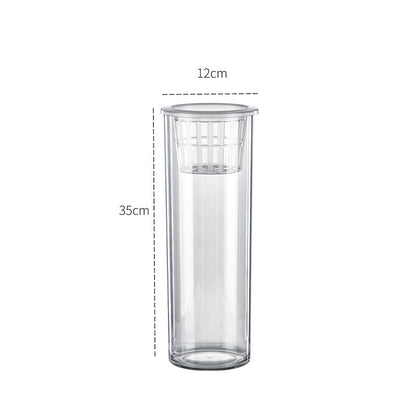 Living Room Micro Landscape Desktop Ecological Pot Transparent Plastic Creative Decoration Fish Tank